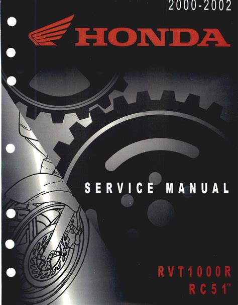 Honda Rvt1000r Sp2 Rc51 Service Repair Manual Download